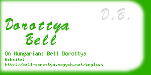 dorottya bell business card